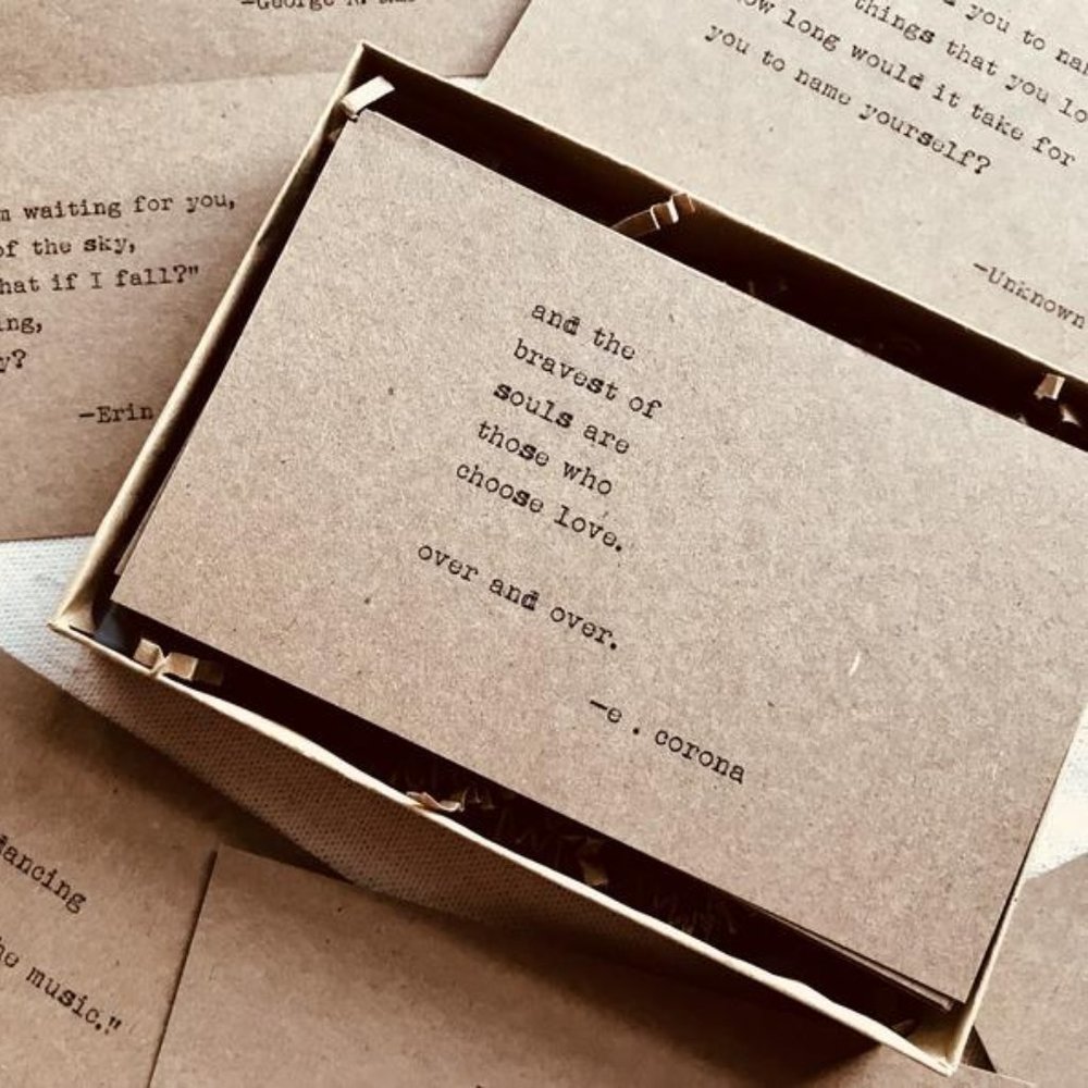 40 variety Inspirational Quotes Card - positivity